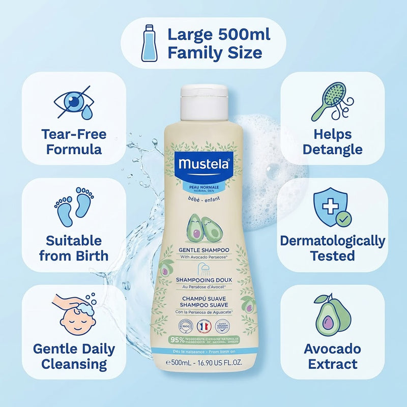 Mustela Gentle Shampoo 500ml