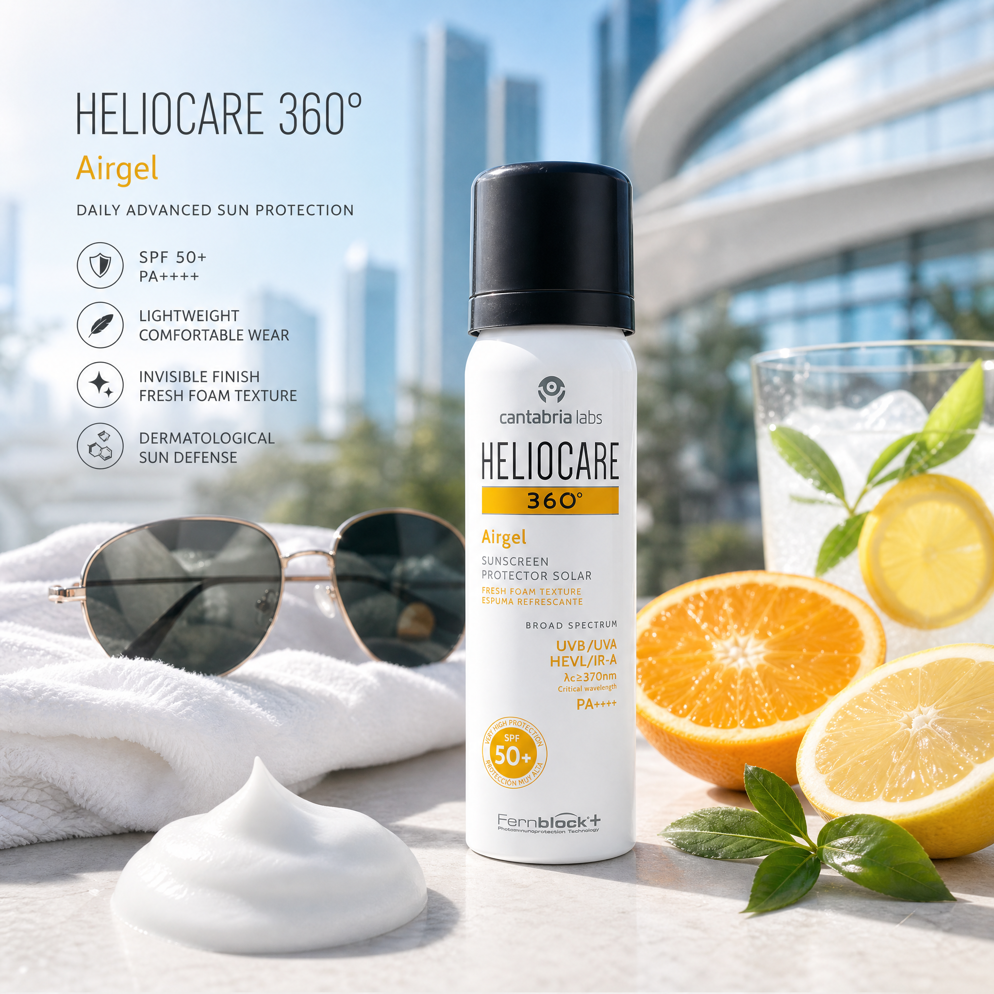 Heliocare 360 Airgel Sunscreen Protector Solar SPF 50+PA++++ 60ml