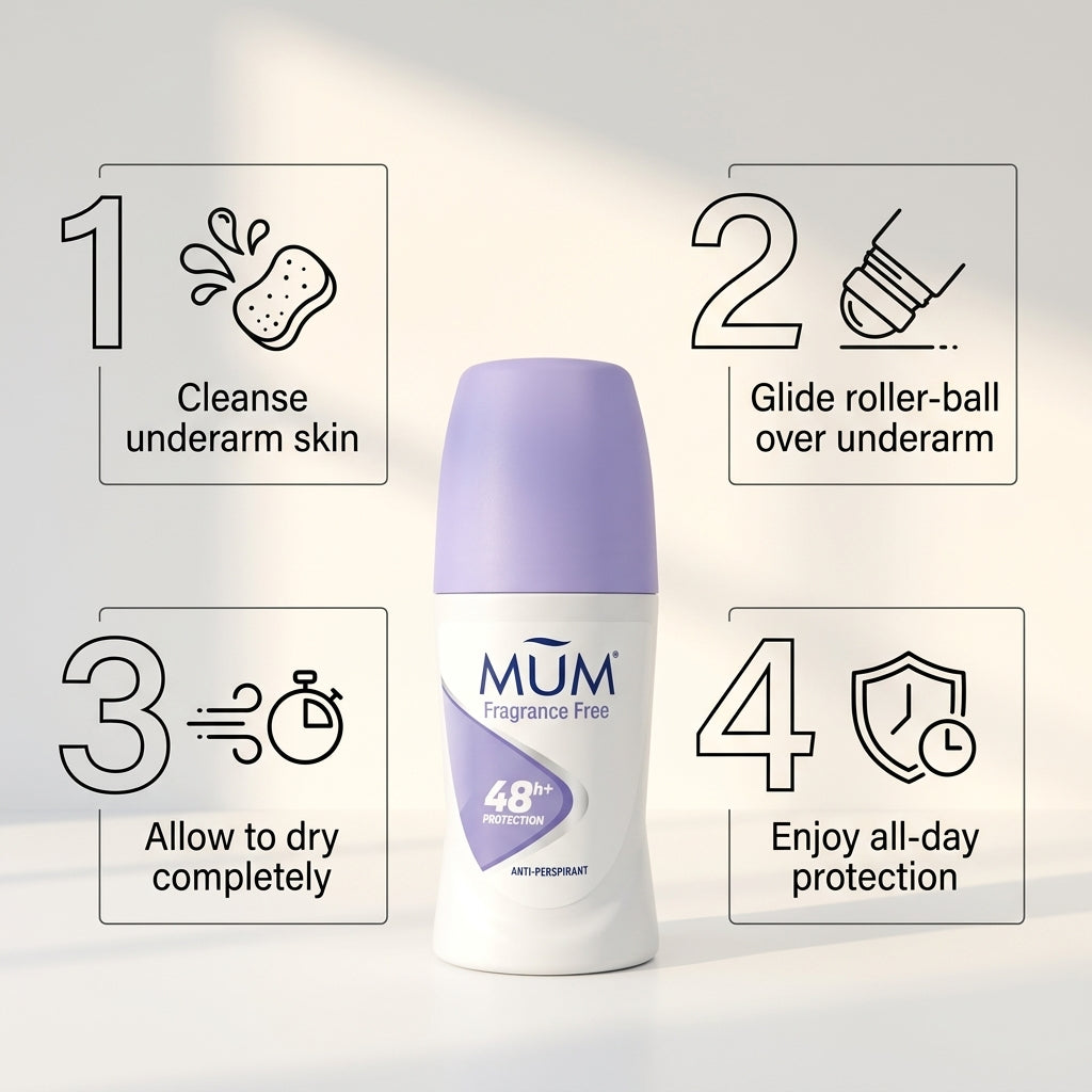 Mum Fragrance Free Anti-Perspirant Roll-On (45ml)