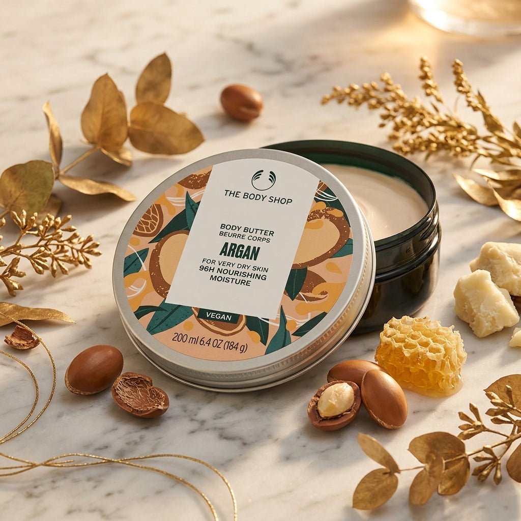 The Body Shop Argan Body Butter 96h Nourishing Moisture 200ml