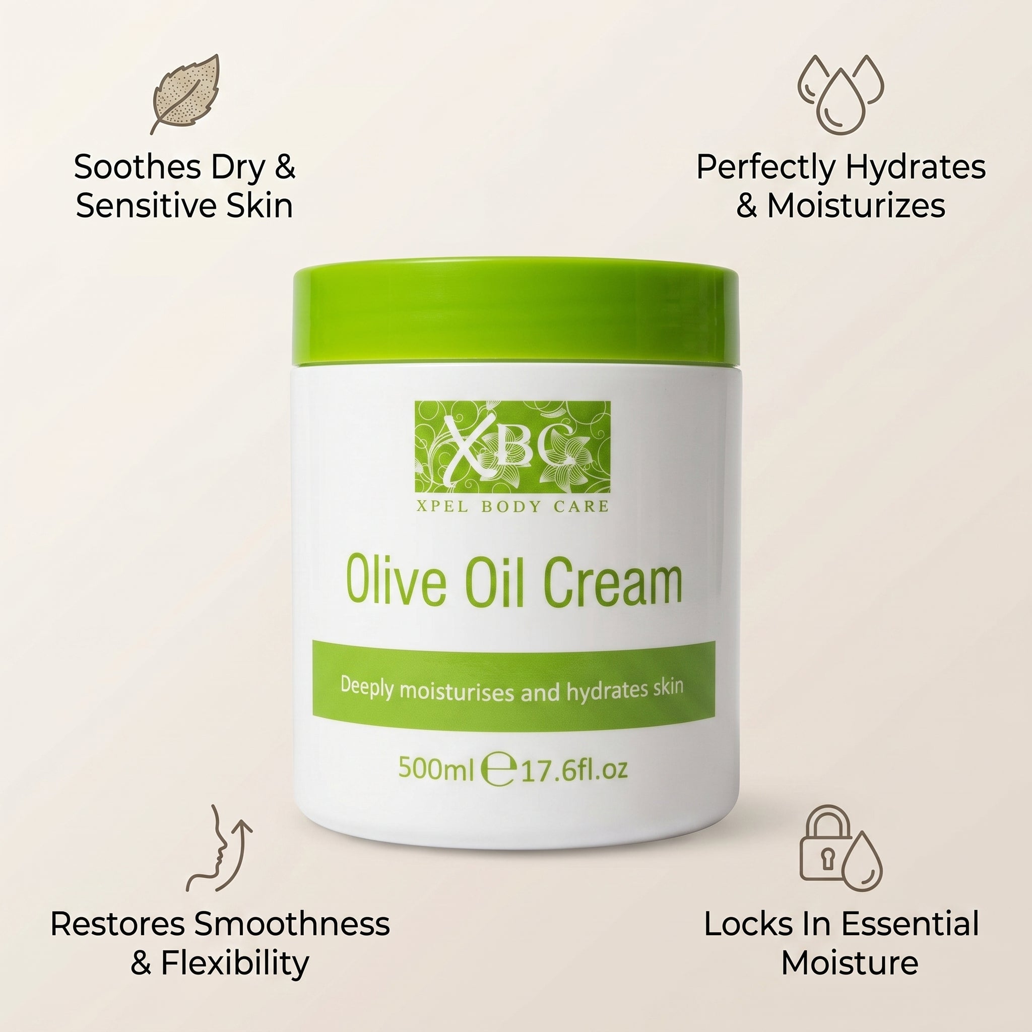 XBC Olive Oil Cream 500ml