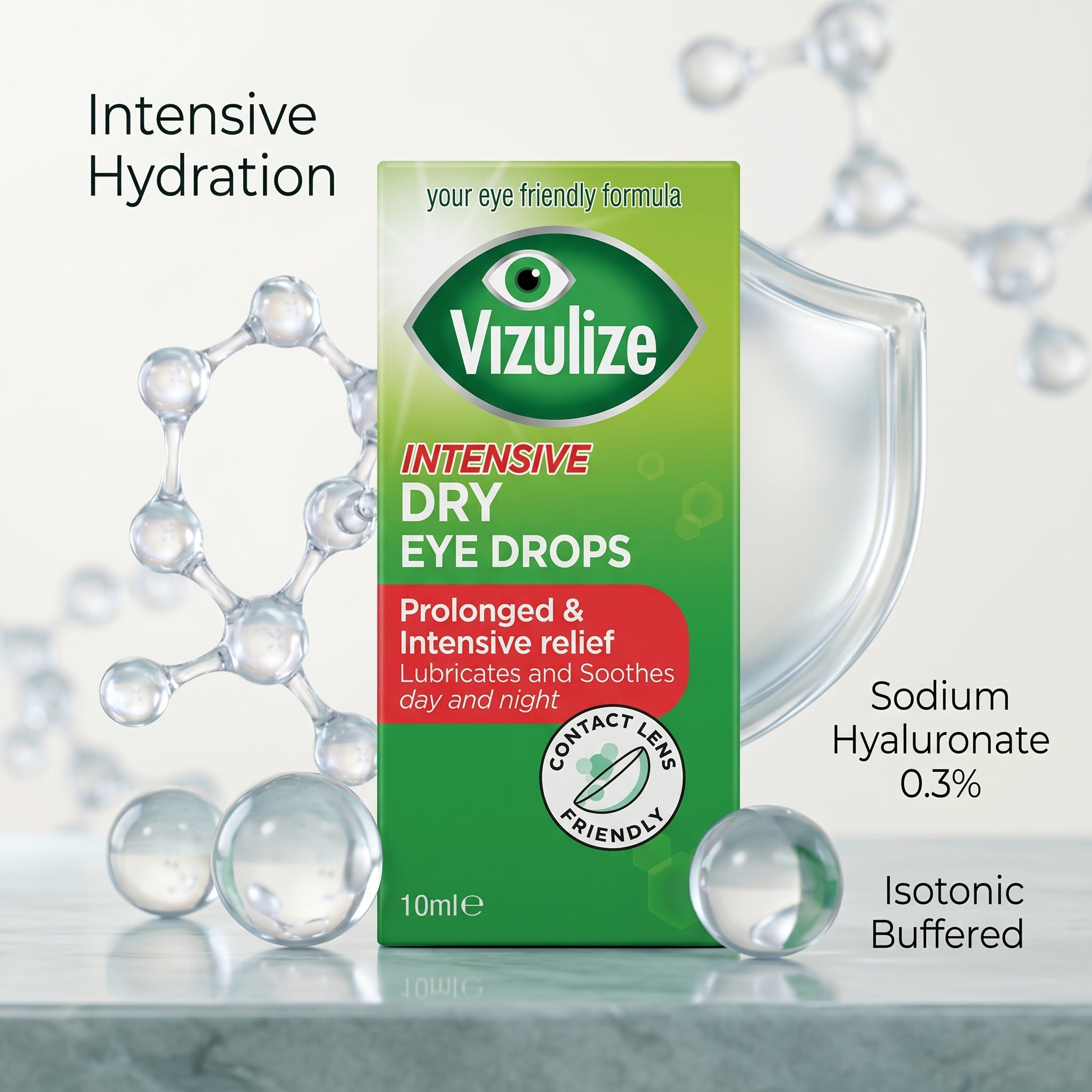 Vizulize Intensive Dry Eyes Eye Drops 10ml