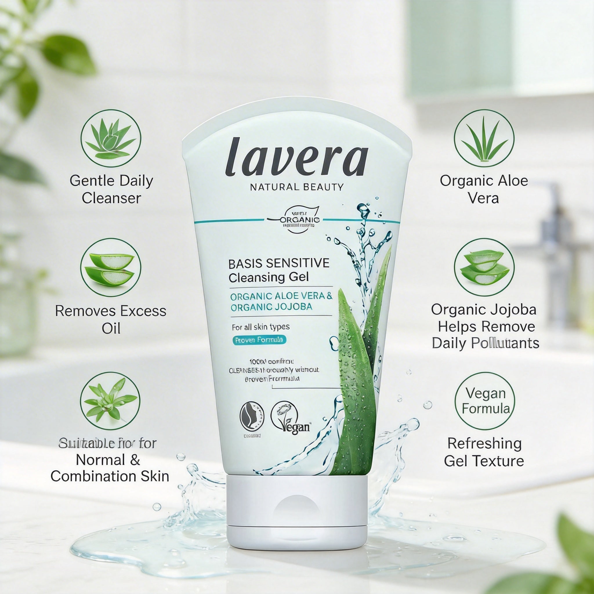 Lavera Basis Sensitiv Cleansing Gel 125ml