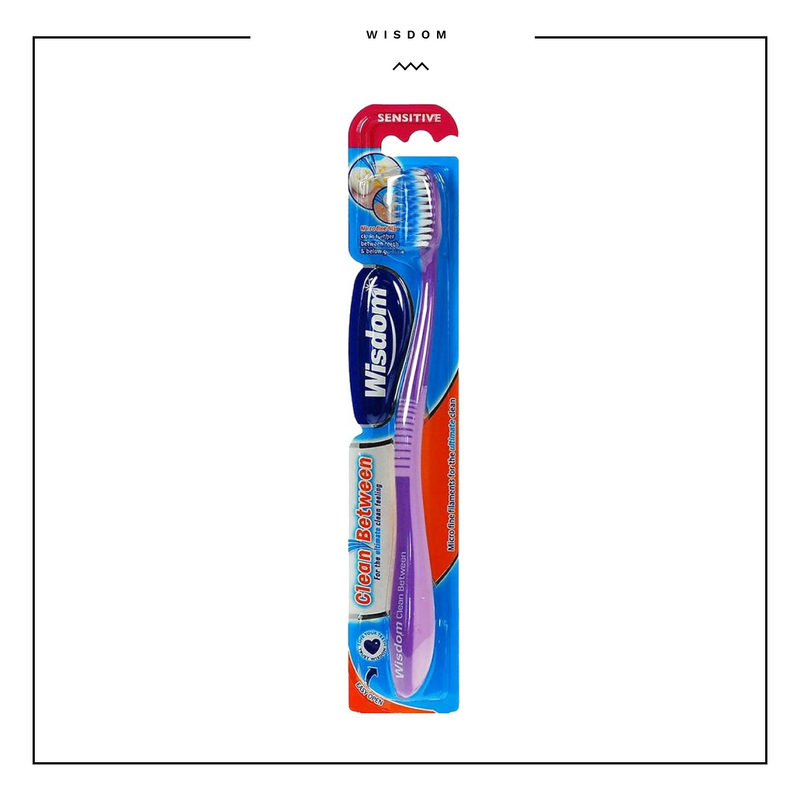 Wisdom Clean Between Sensitive Toothbrush 1pc