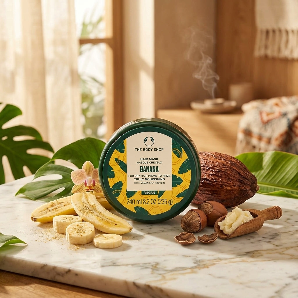 The Body Shop Banana Truly Nourishing Hair Mask 240ml