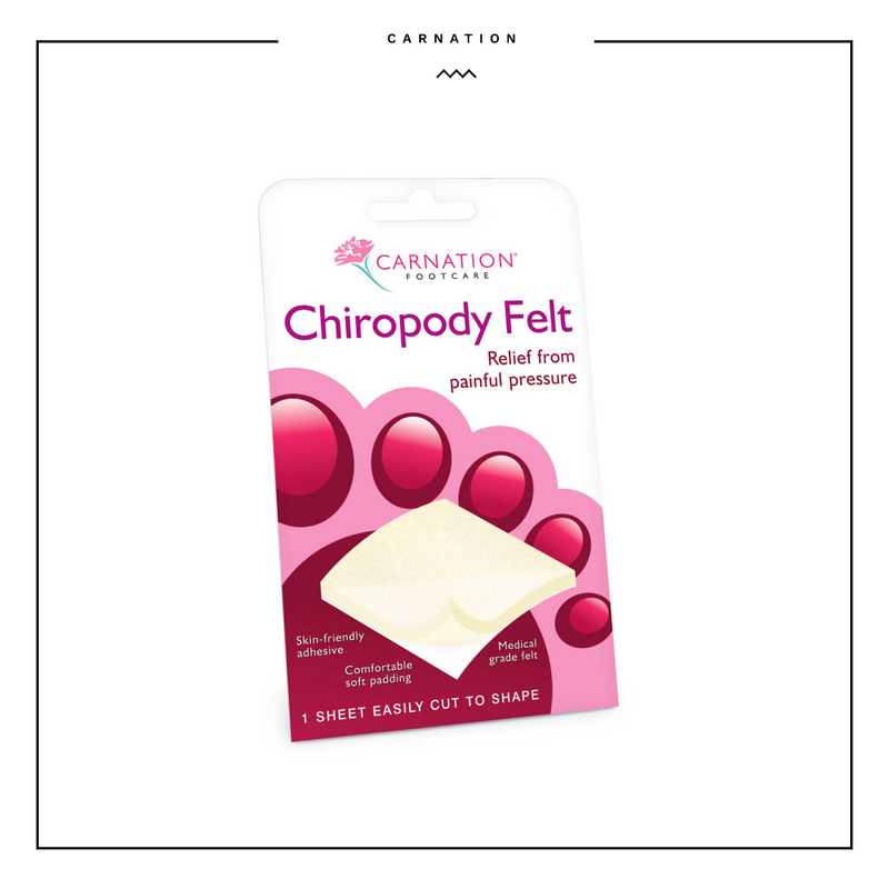 CARNATION CHIROP FELT ADH 11.5X7.5CM Pack of 1