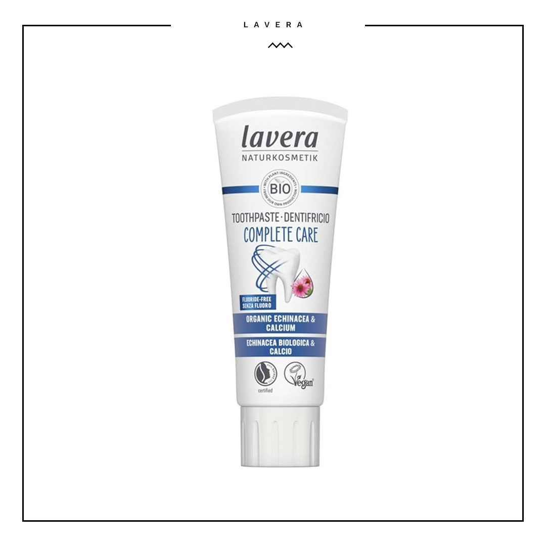 Lavera Basis Complete Care Toothpaste (with Echinacea, Fluoride Free) 75ml