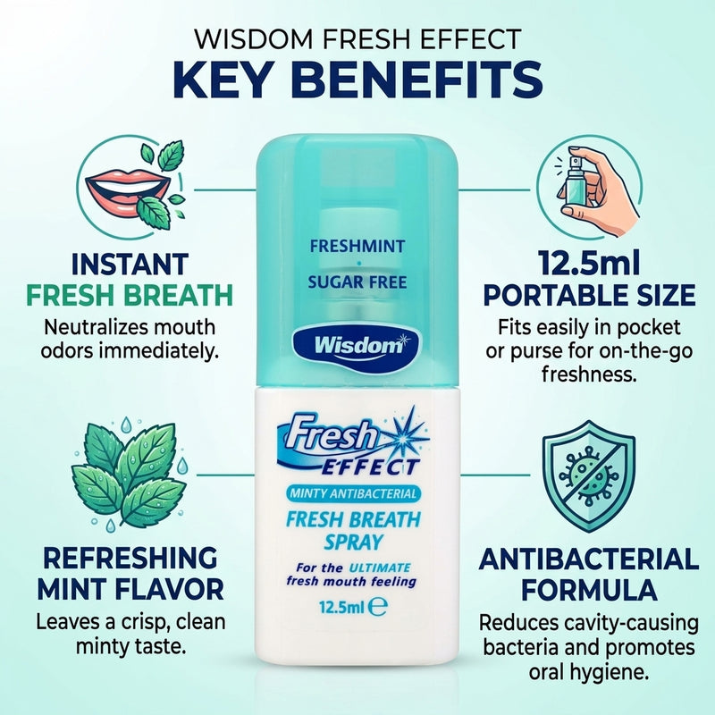 Wisdom Fresh Effect Fresh Breath Spray 12.5ml