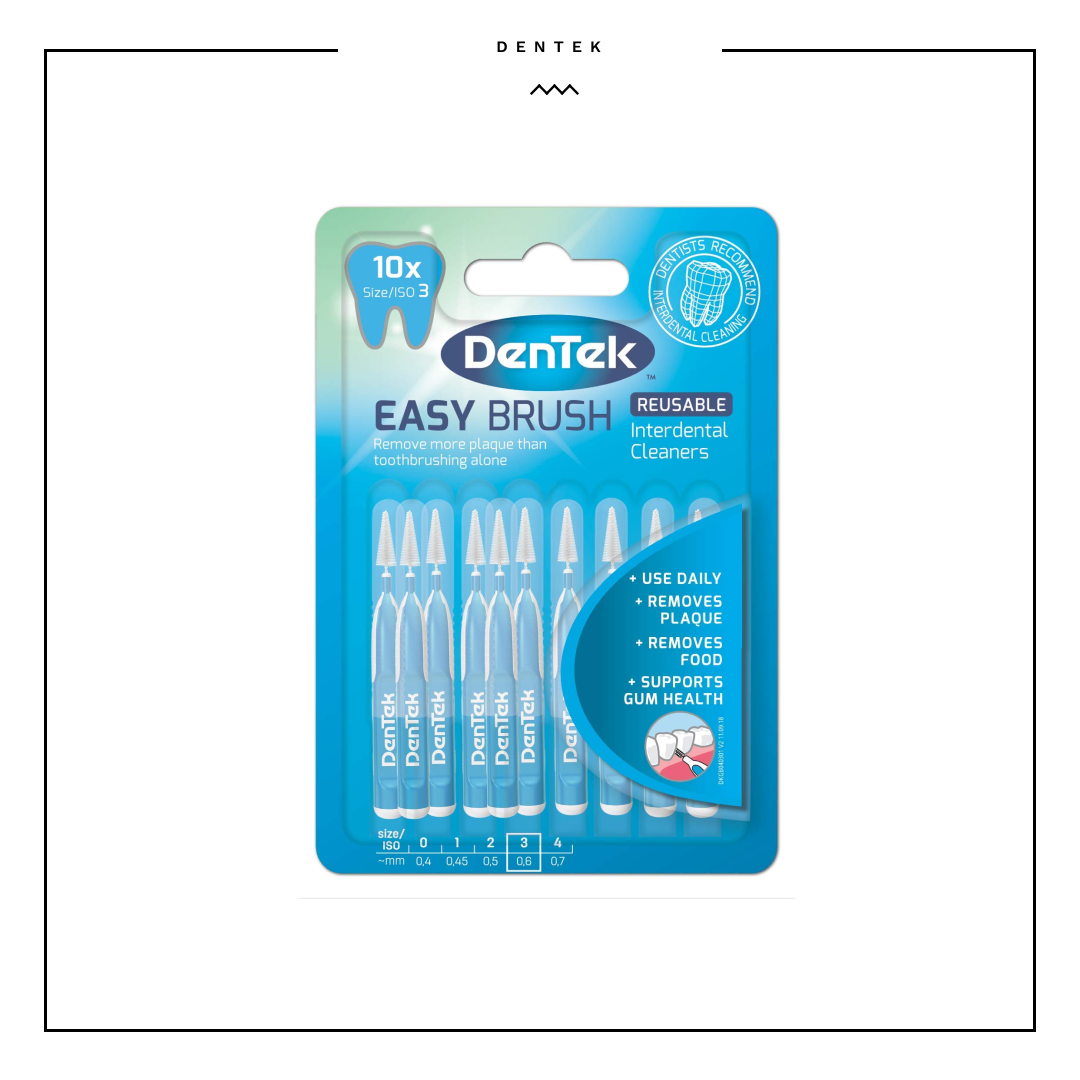 Dentek Interdental Brushes 0.6mm ISO 3