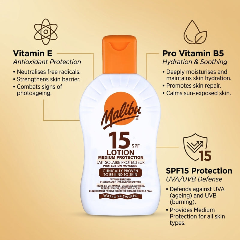 Malibu Lotion SPF15 200ml