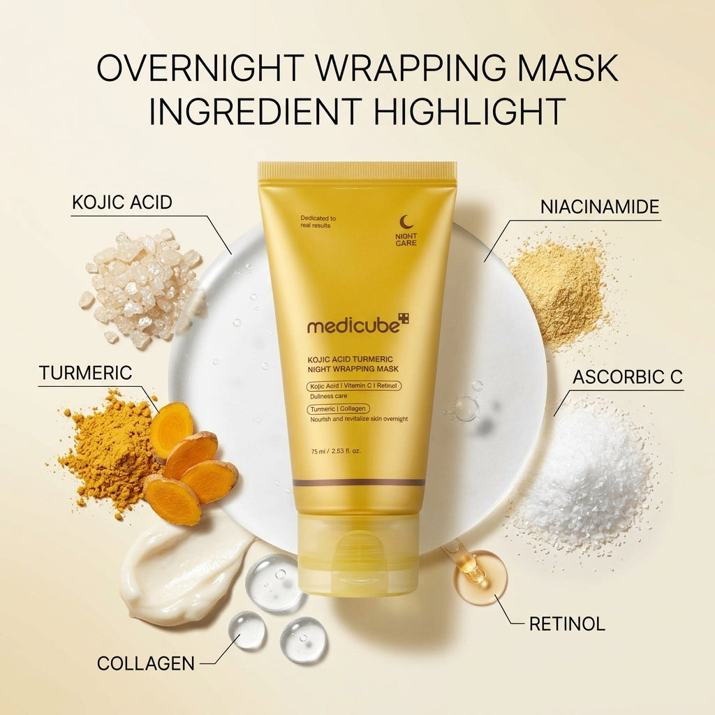 Medicube Kojic Acid Turmeric Night Wrapping Mask 75ml