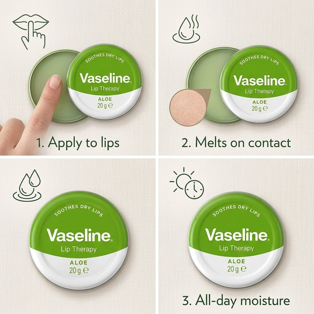 Vaseline Lip Therapy Aloe Vera 20g
