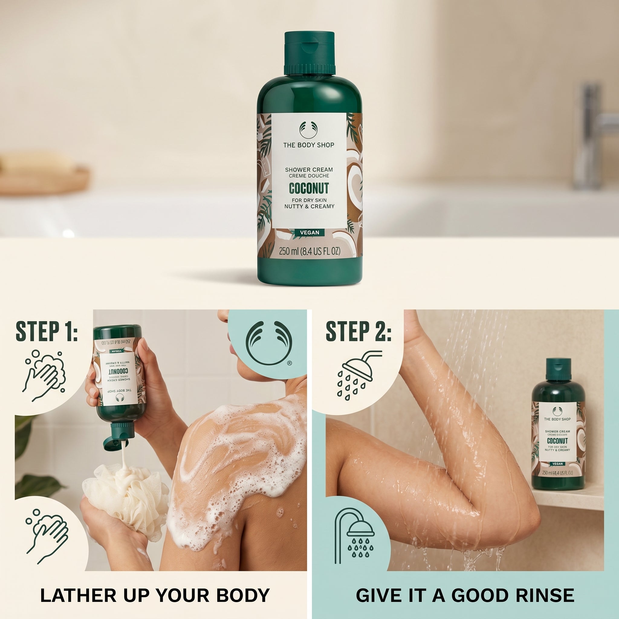 The Body Shop Cocounut Shower Cream250ml
