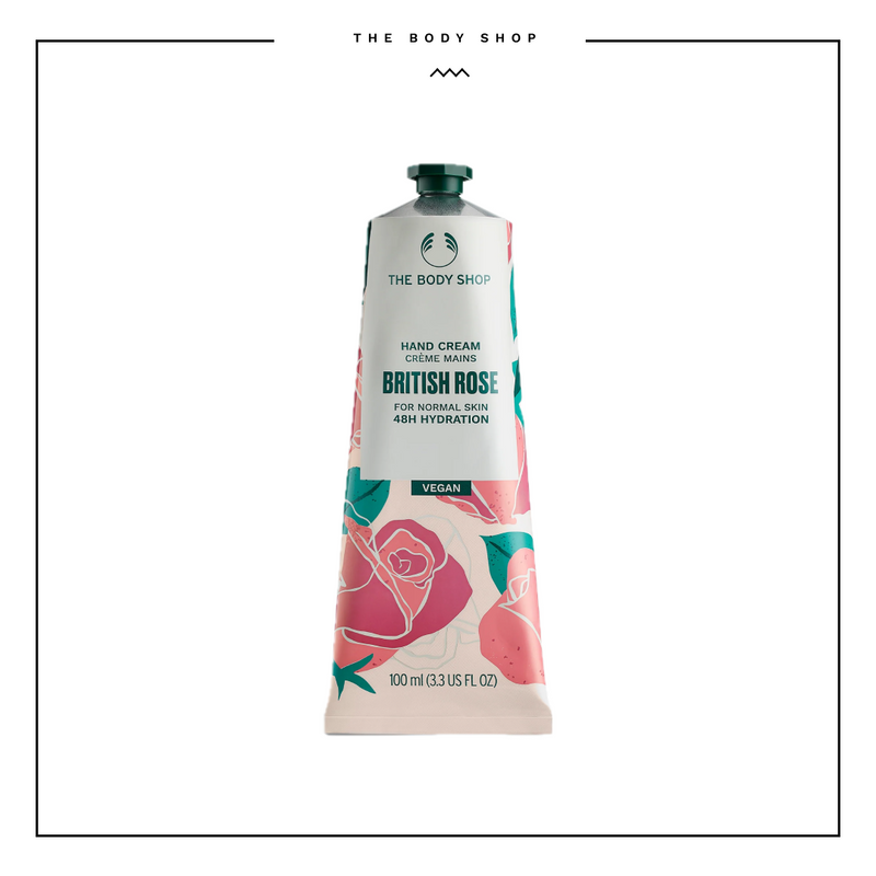 The Body Shop British Rose Hand Cream 100ml