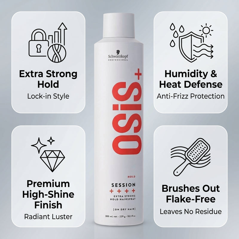 Schwarzkopf Professional Osis+ Session Extra Strong Hold Hairspray 100ml