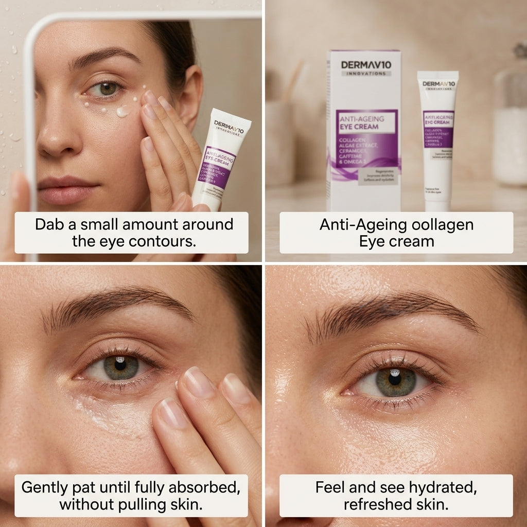 Derma V10 Anti-Ageing Collagen Eye Cream 15ml