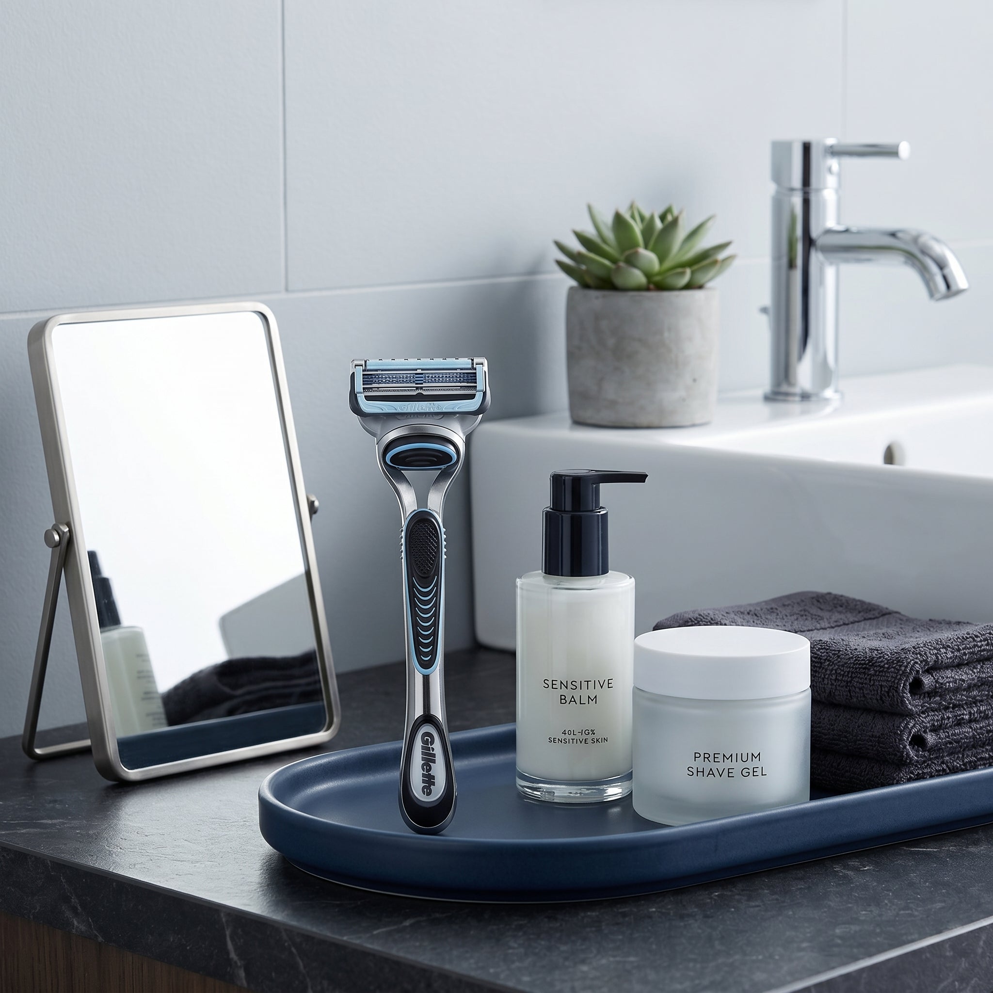 Gillette skinguard sensitive razor for men one head one blade