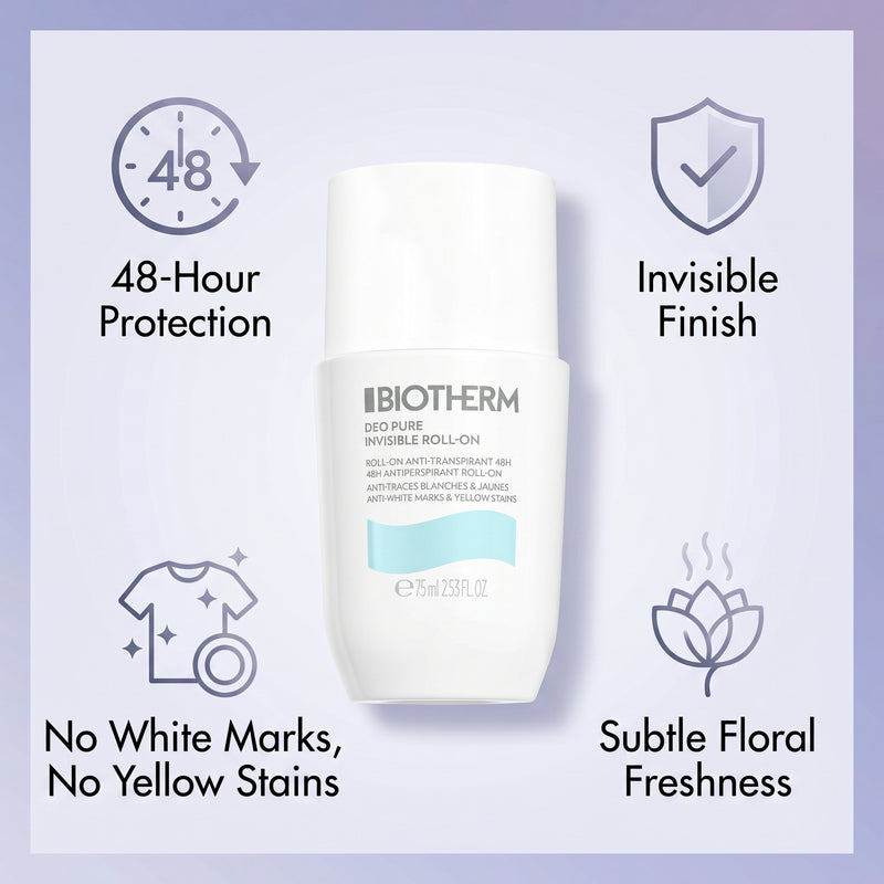 Biotherm Deo Pure Invisible Roll-On 75ml