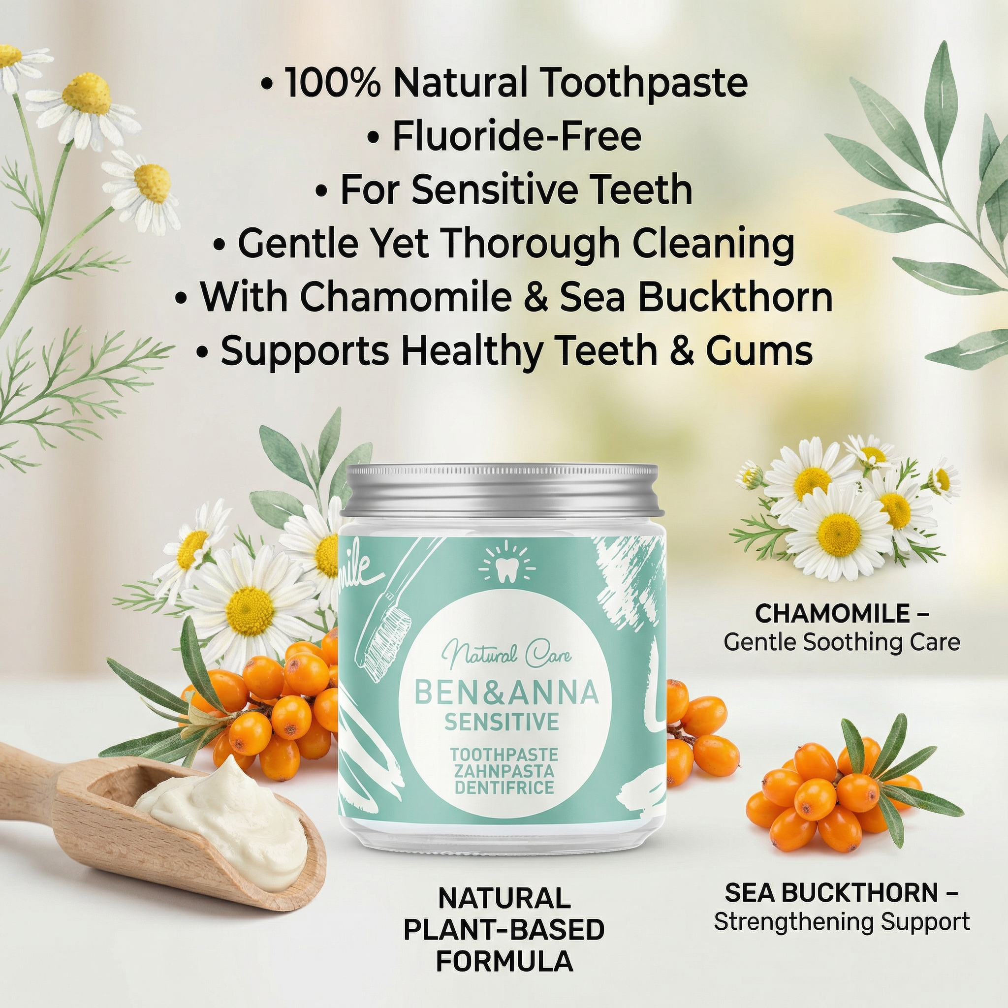 Ben & Anna Toothpaste Sensitive 100ml