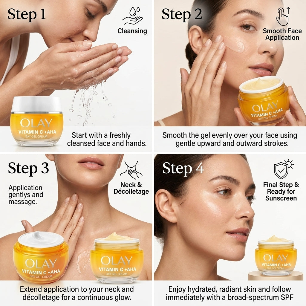 Olay Vitamin C + AHA Hydra Glow Hydrating Gel Day 50ml