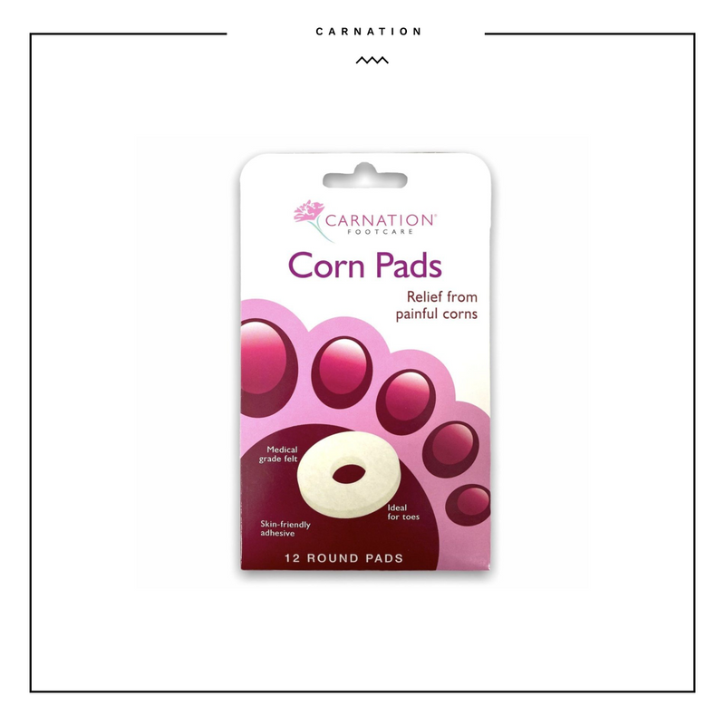 CARNATION CORN ROUND FELT PAD Pack of 12