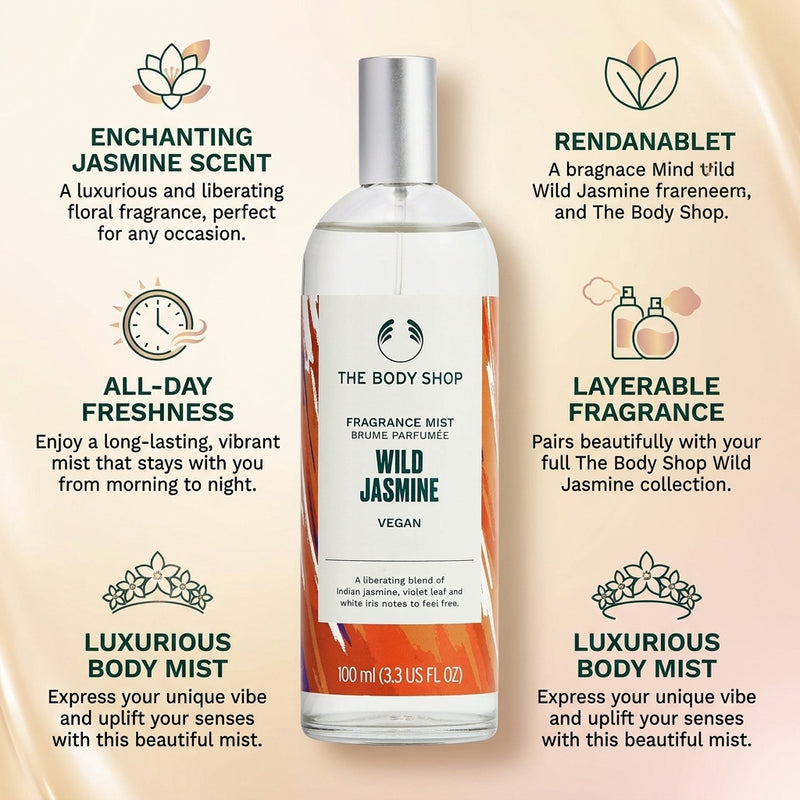 The Body Shop Wild Jasmine Fragrance Mist 100ml