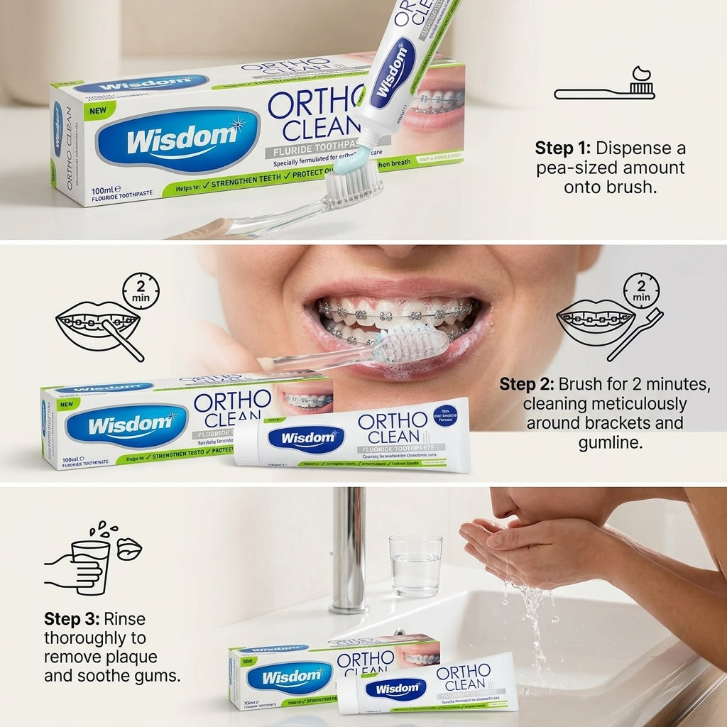 Wisdom Ortho Clean Toothpaste 100ml