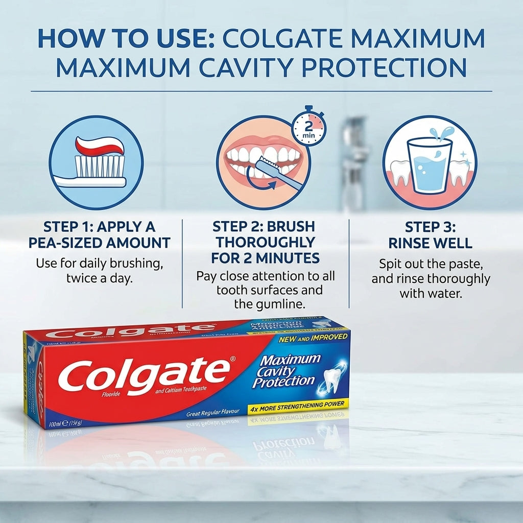 Colgate Maximum Cavity Protection Toothpaste 100ml