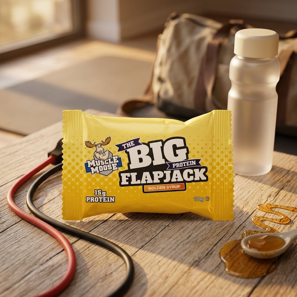 Muscle Moose Big Protein Flapjack Golden Syrup 100g