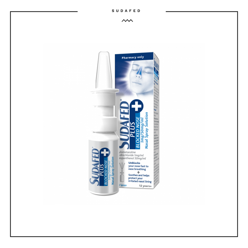 Sudafed Blocked Nose Nasal Spray 10ml