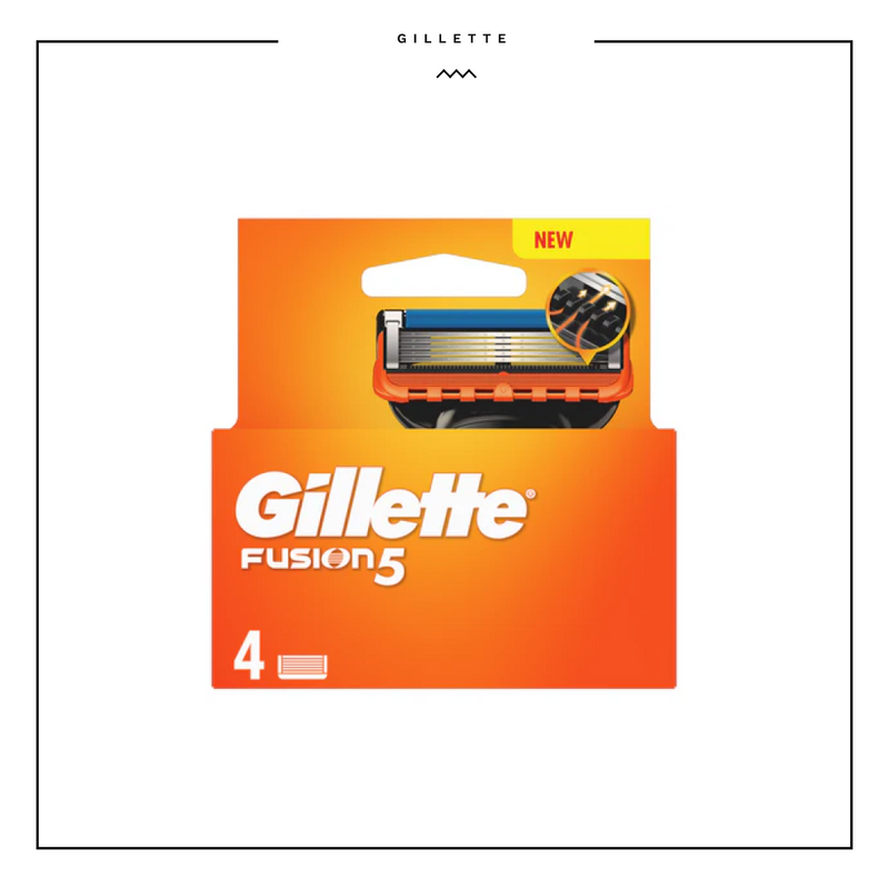Gillette Fusion5 Razor Blade Refills 4 pack