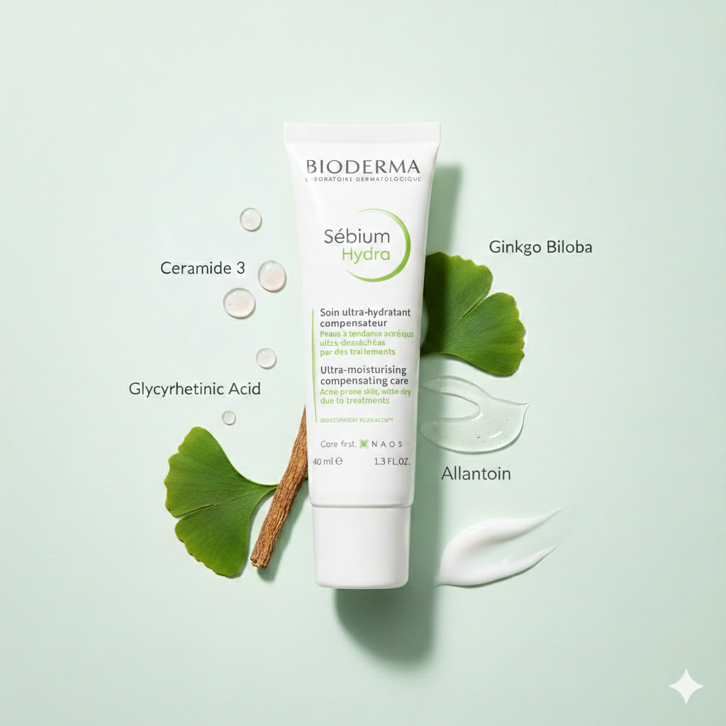 Bioderma Sebium Hydra Moisturising 40ml Cream