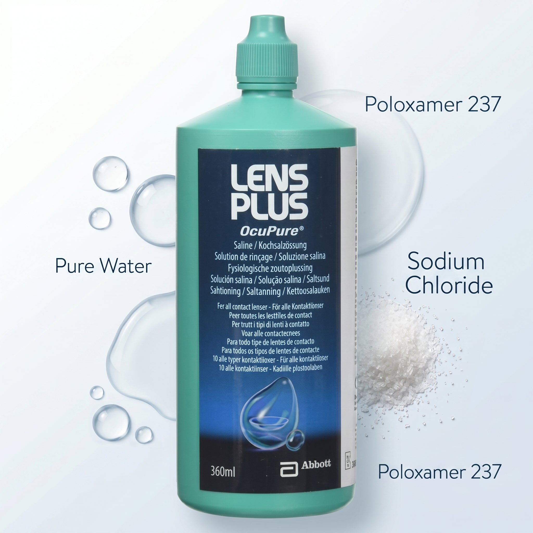 Lens Plus OcuPure Saline 360ml