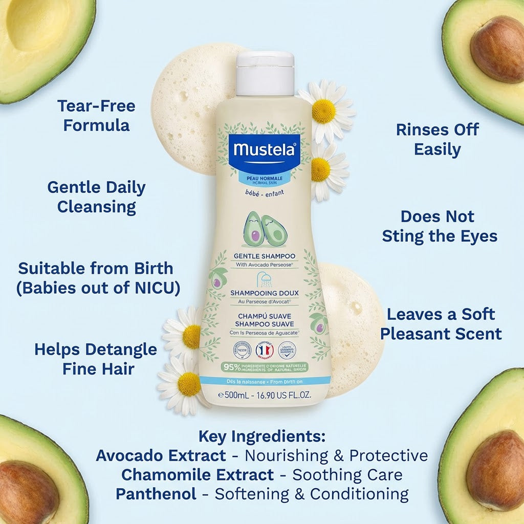 Mustela Gentle Shampoo 500ml