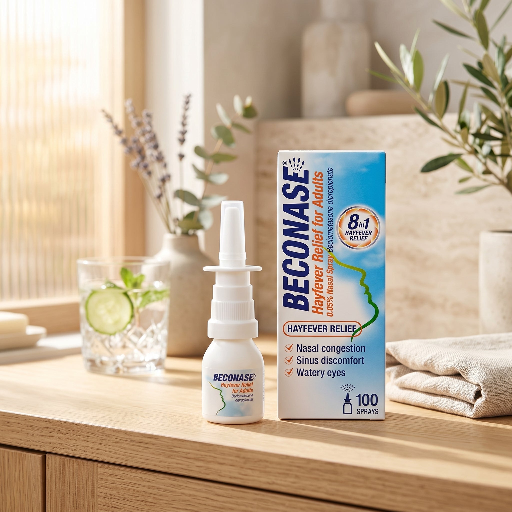 Beconase Hayfever Relief for Adults Nasal Spray 100ml