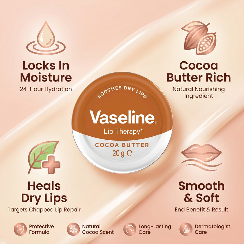 Vaseline Vaseline Lip Therapy Cocoa 20g