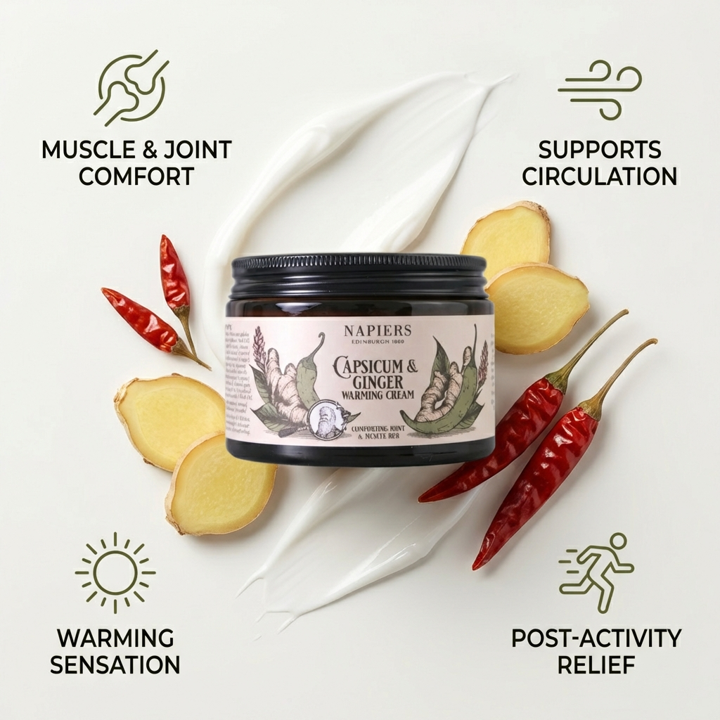 Napiers Capsicum & Ginger Warming Cream 100ml