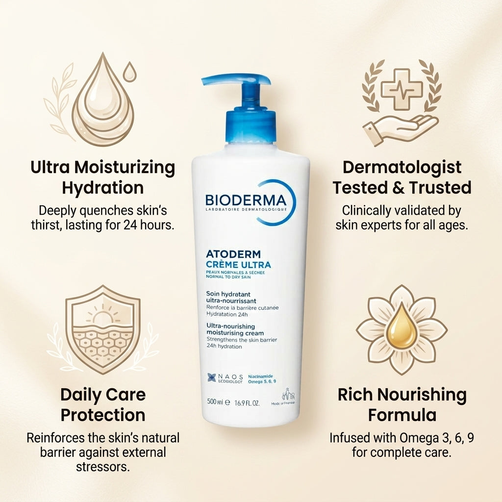 Bioderma Atoderm Ultra Cream 500ml