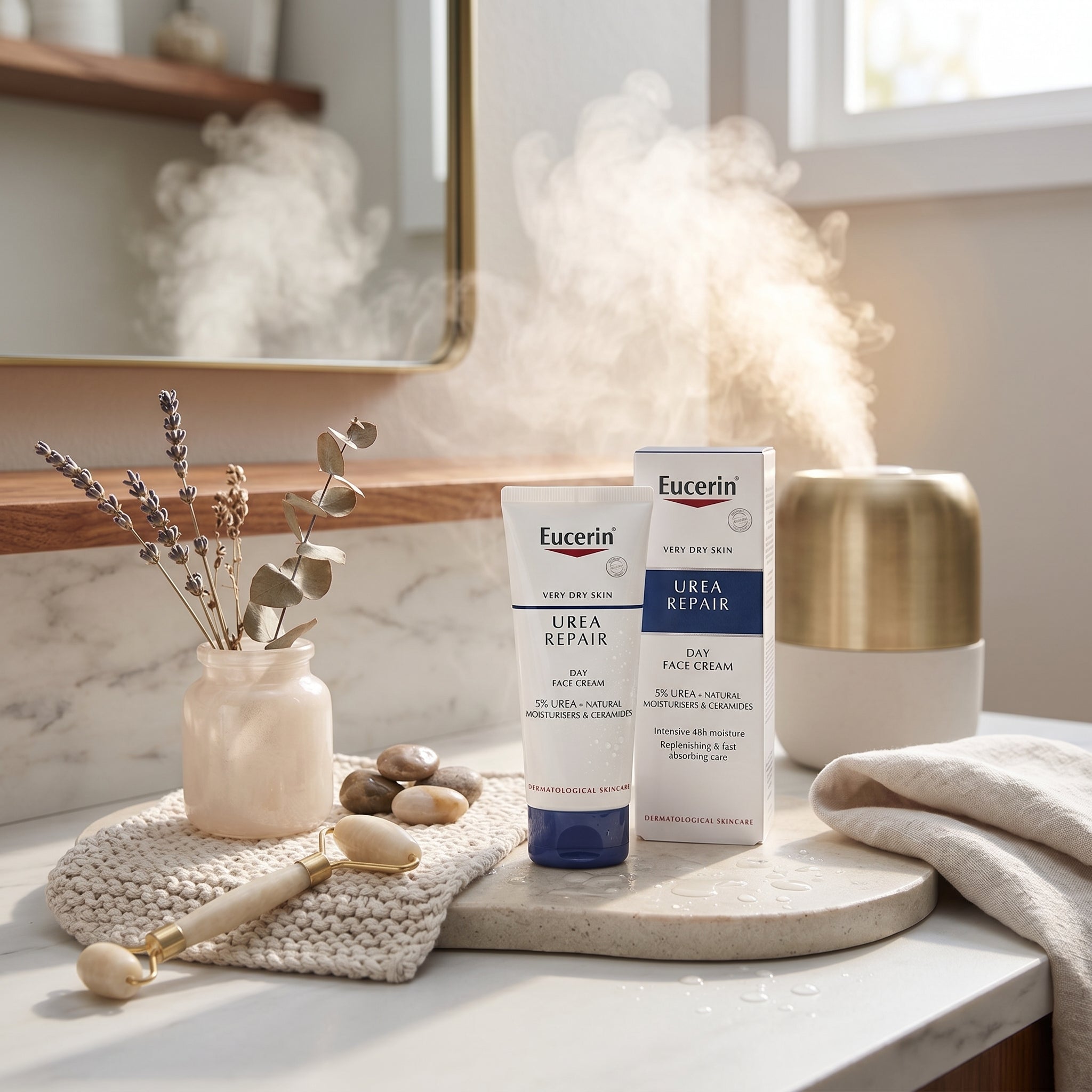 Eucerin Urea Repair Face Cream 5% Urea + moisturisers & Ceramides 50ml