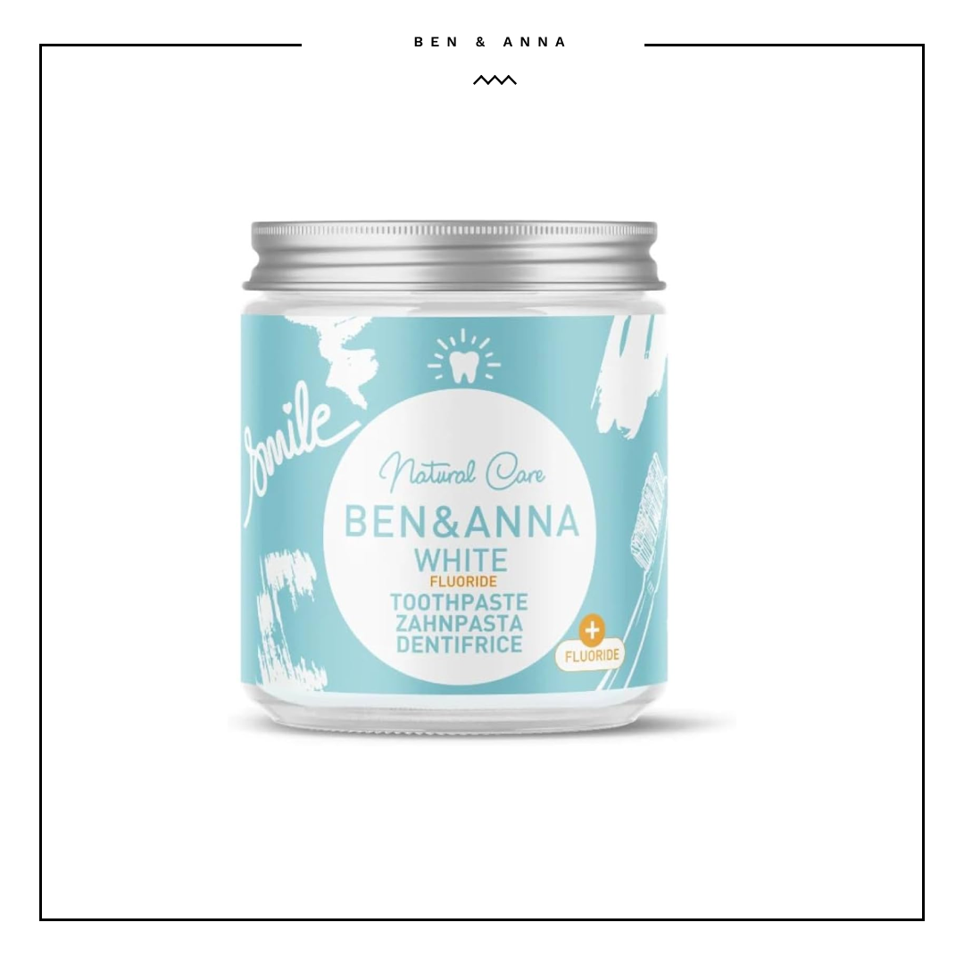 Ben & Anna Toothpaste White (with Fluoride) 100ml