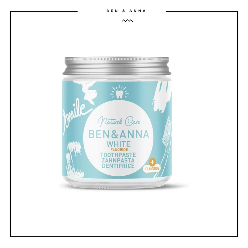 Ben & Anna Toothpaste White (with Fluoride) 100ml