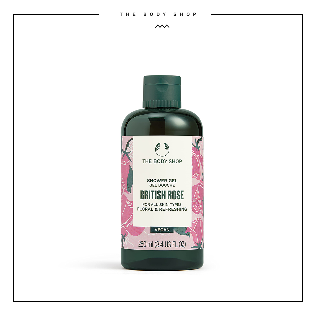 The Body Shop British Rose Shower Gel (1x 250ml)