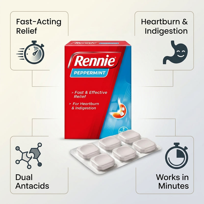 Rennie Peppermint 24 tablets