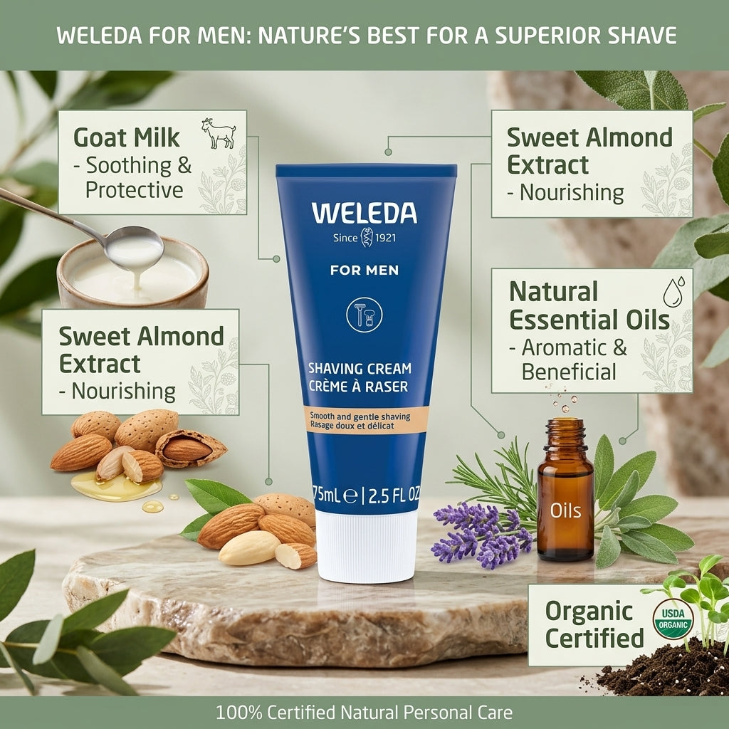 Weleda For Men Shaving Cream 75ml