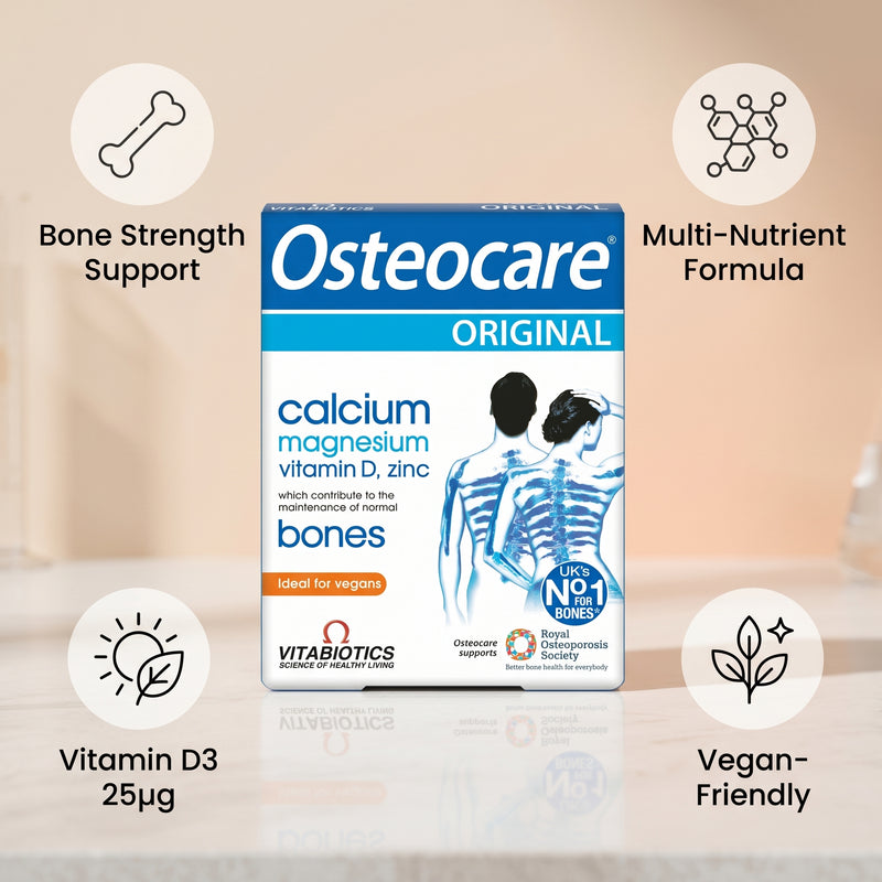 Vitabiotics Osteocare Original Calcium, Magnesium, Vitamin D & Zinc 30 Tabs