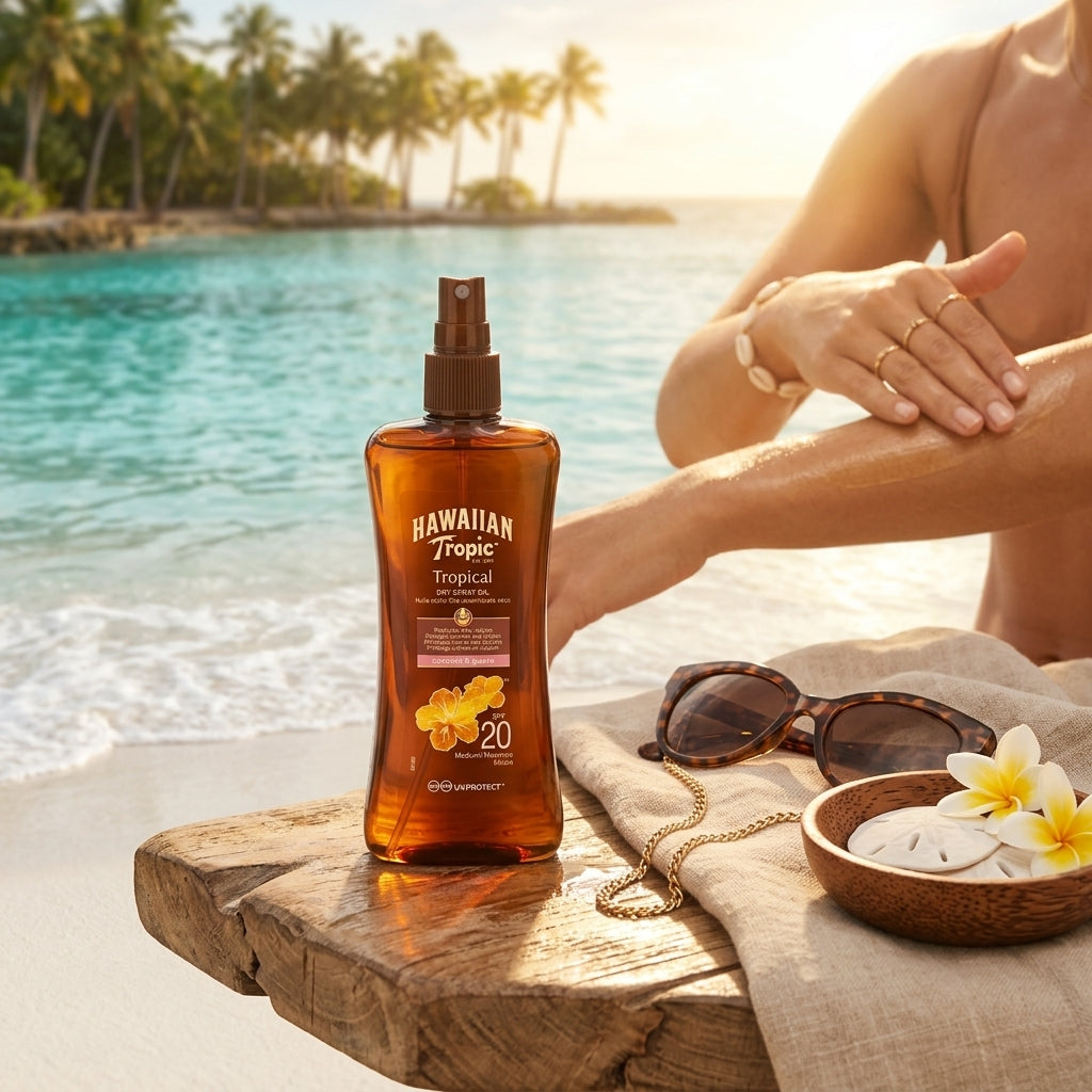 Hawaiian Tropic Coconut & Guava Sunscreen Spray SPF20 200 ml
