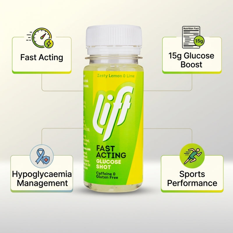 Lift Fast Acting Glucose Shot Zesty Lemon & Lime 60ml