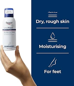 Eucerin UreaRepair Plus 10% Urea foot foam (150ml)