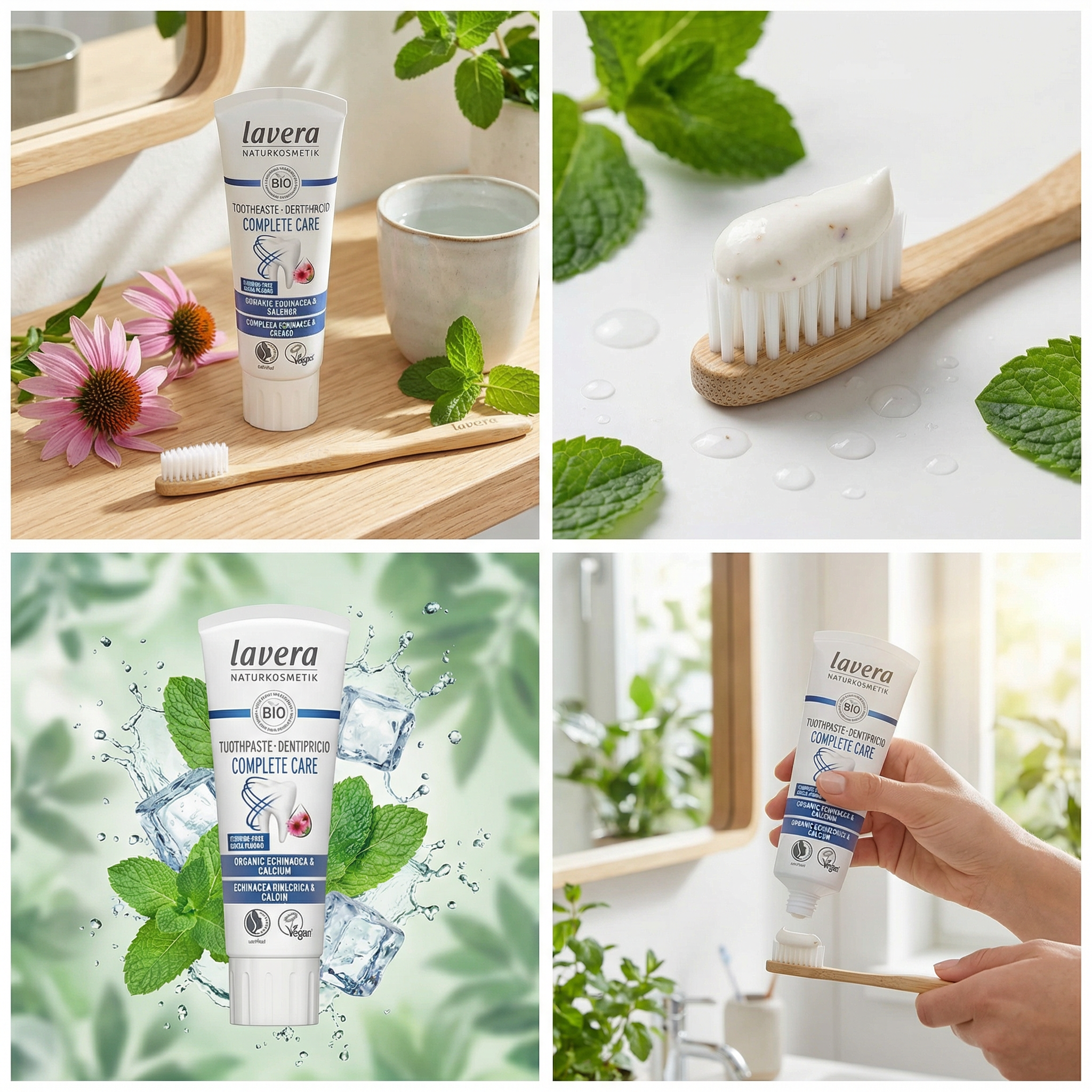 Lavera Basis Complete Care Toothpaste (with Echinacea, Fluoride Free) 75ml