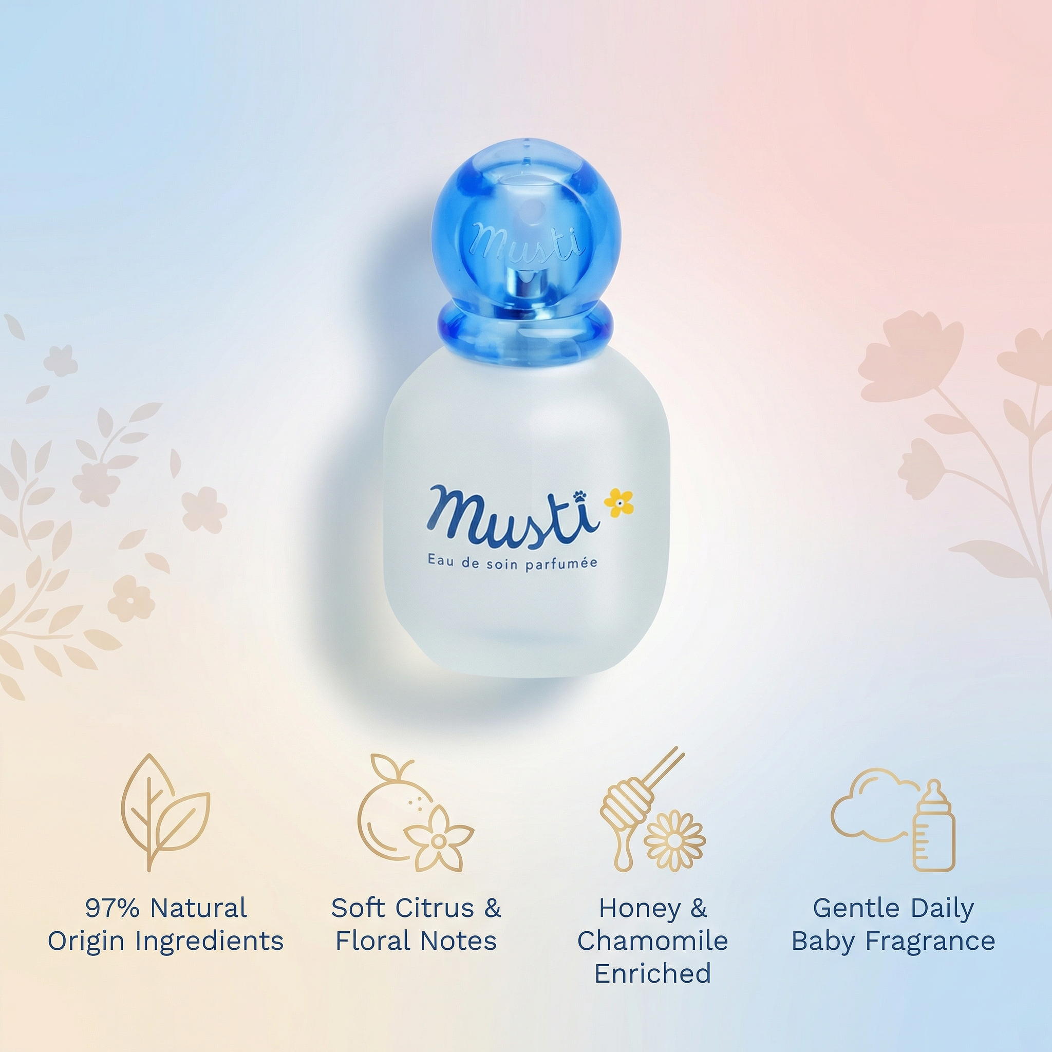Mustela Musti Eau de Soin Parfumee 50ml